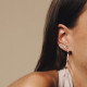 Pendientes Gold&Roses de la colección Smoky Club M
