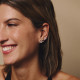 Pendientes Gold&Roses de la colección Smoky Club XS
