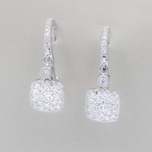 Pendientes Echeverria de diamantes.