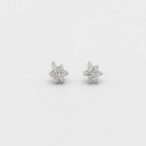 Pendientes Mirco Visconti estrellas de diamantes.