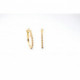 Pendientes Echeverria criollas de diamantes en oro amarillo.