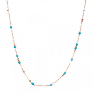 Collar Dodo mini granelli ceramica azul.