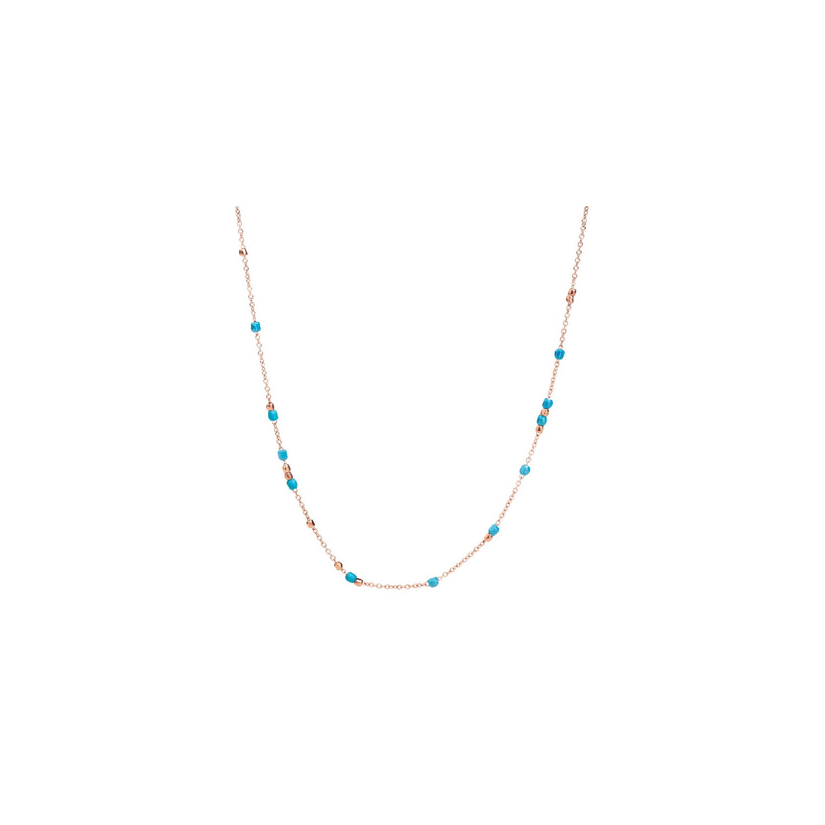 Collar Dodo mini granelli ceramica azul.