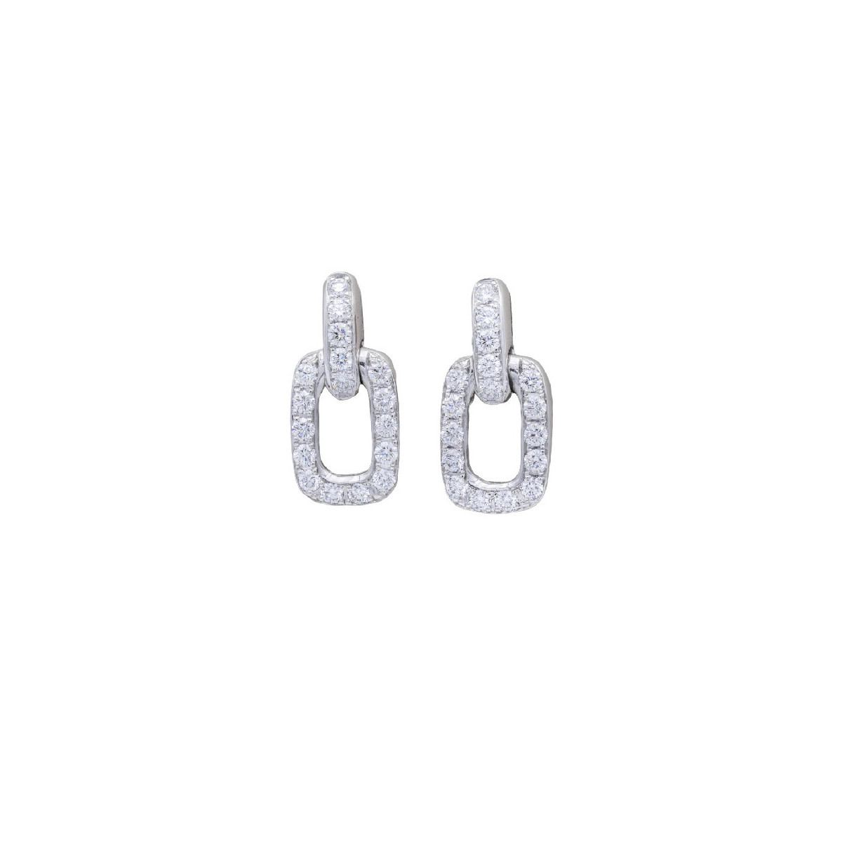 Pendientes Echeverria de diamantes.