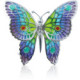 Broche Art Nouveau mariposa