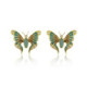 Pendientes Art Novueau mariposa oro