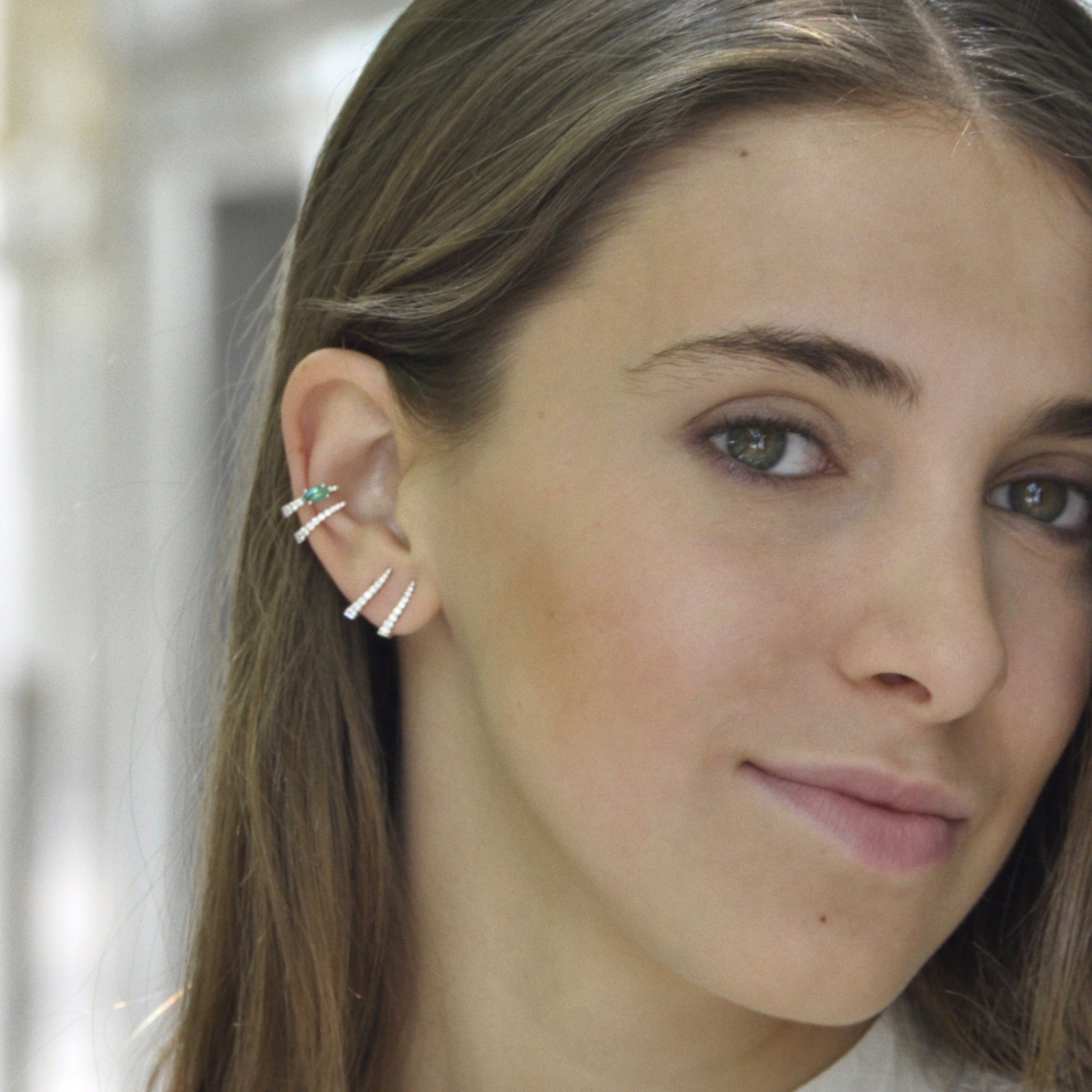 Pendientes Gold & Roses de la colección Jardin de Aire.