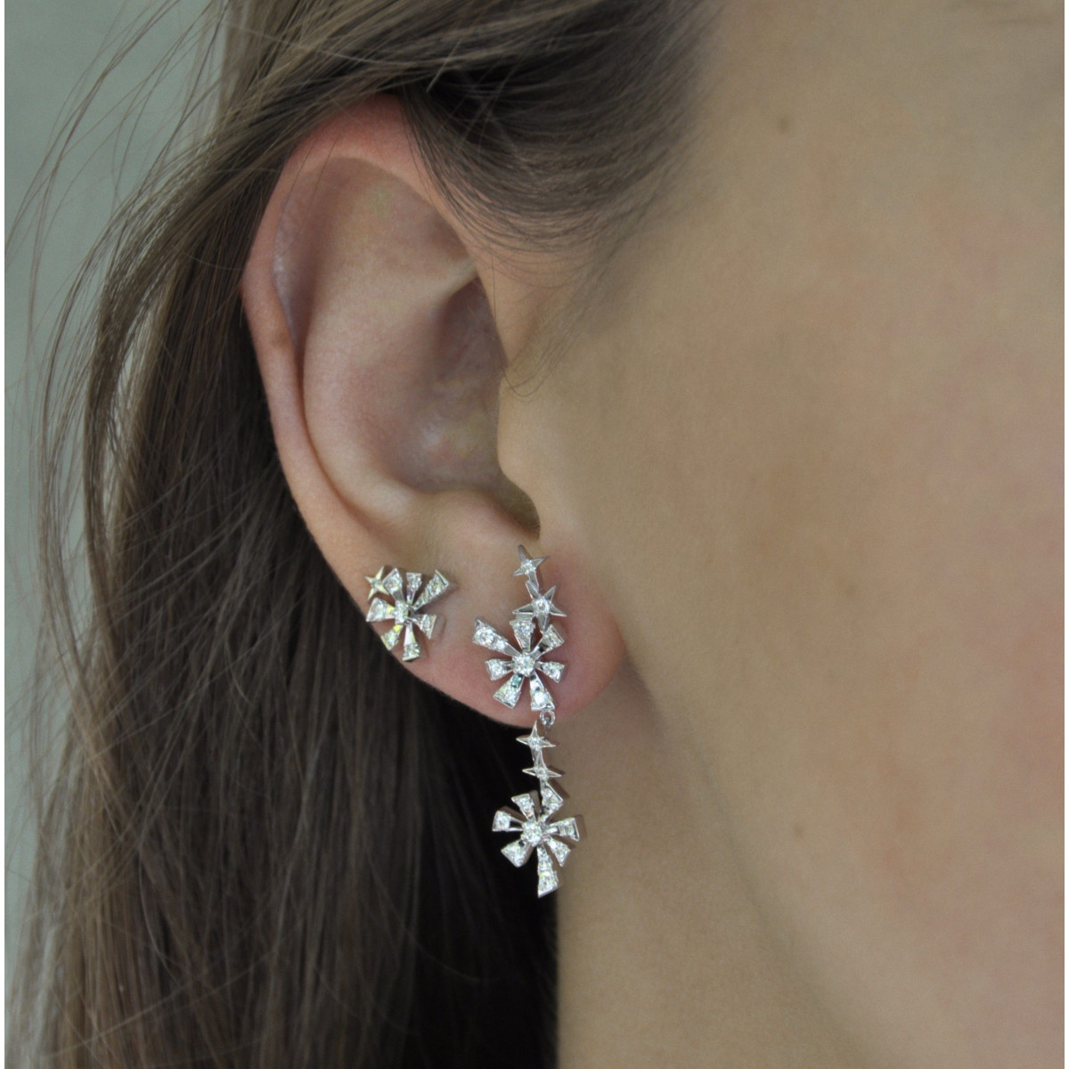 Pendientes Gold & Roses de la colección Luzia.