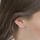 Pendientes Gold & Roses de la colección Jardin de Aire.