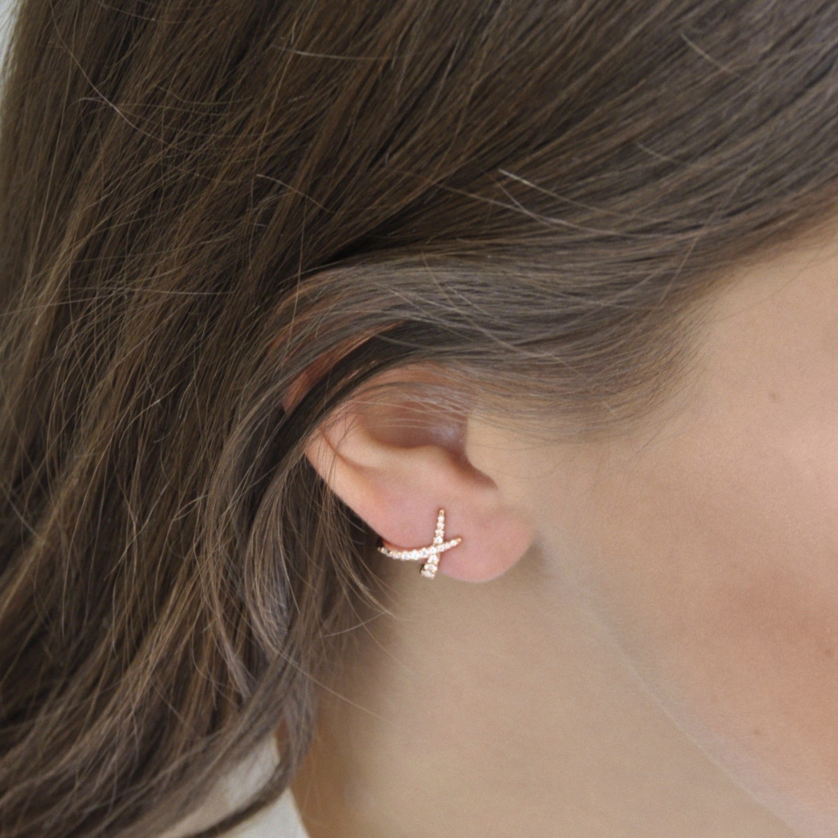 Pendientes Gold & Roses de la colección Jardin de Aire.