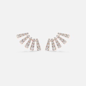 Pendientes Gold&Roses de la colección Smoky Club M